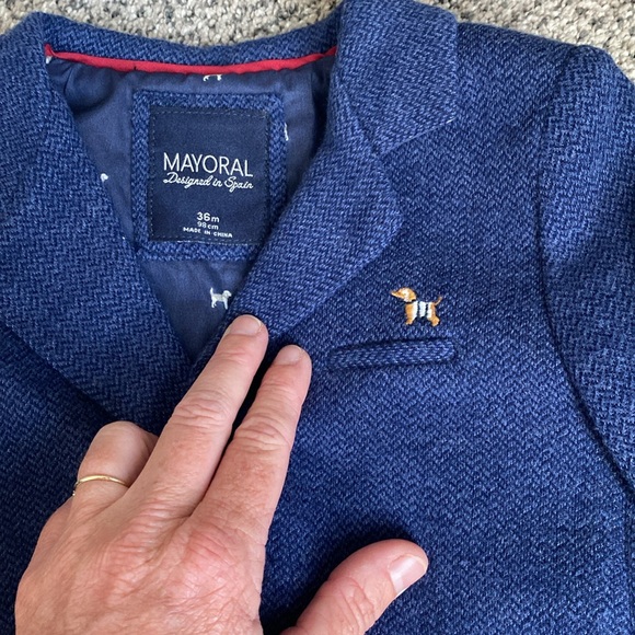 Boys Mayoral wool sport coat - Picture 2 of 2